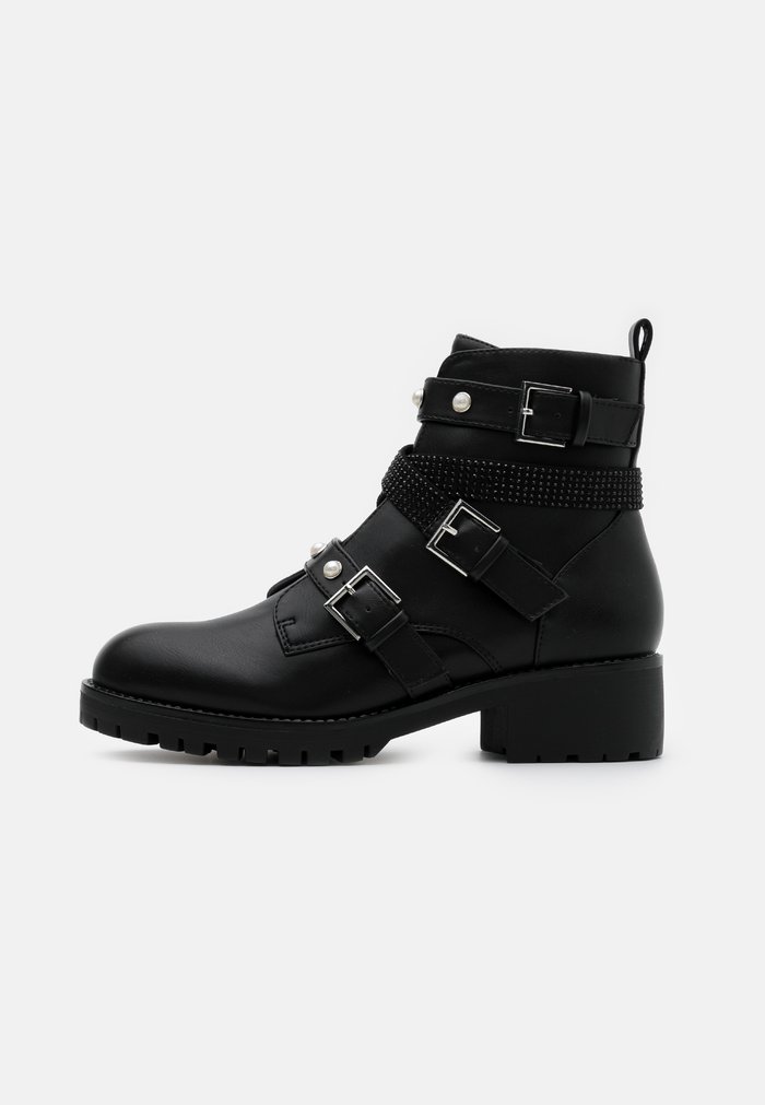 Bottines Anna Field Cowboy biker Noir Femme | YPG-0558749